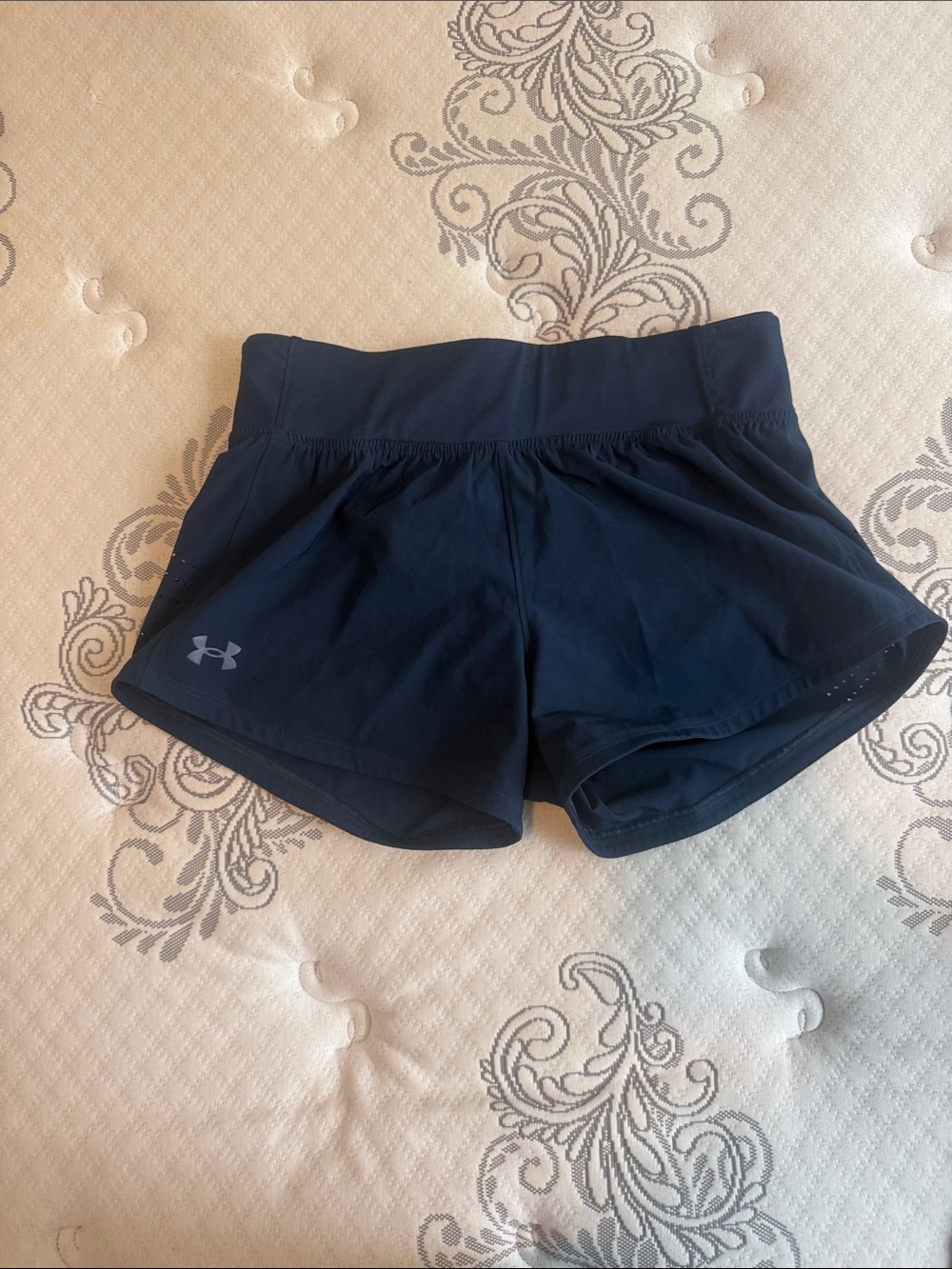Under Armour Women's Dark Navy Performance Running Shorts